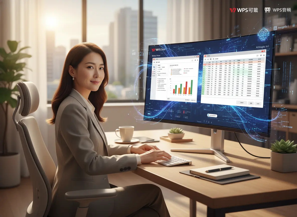 WPS 官网从下载到AI精通 高效办公Word Excel专家指南